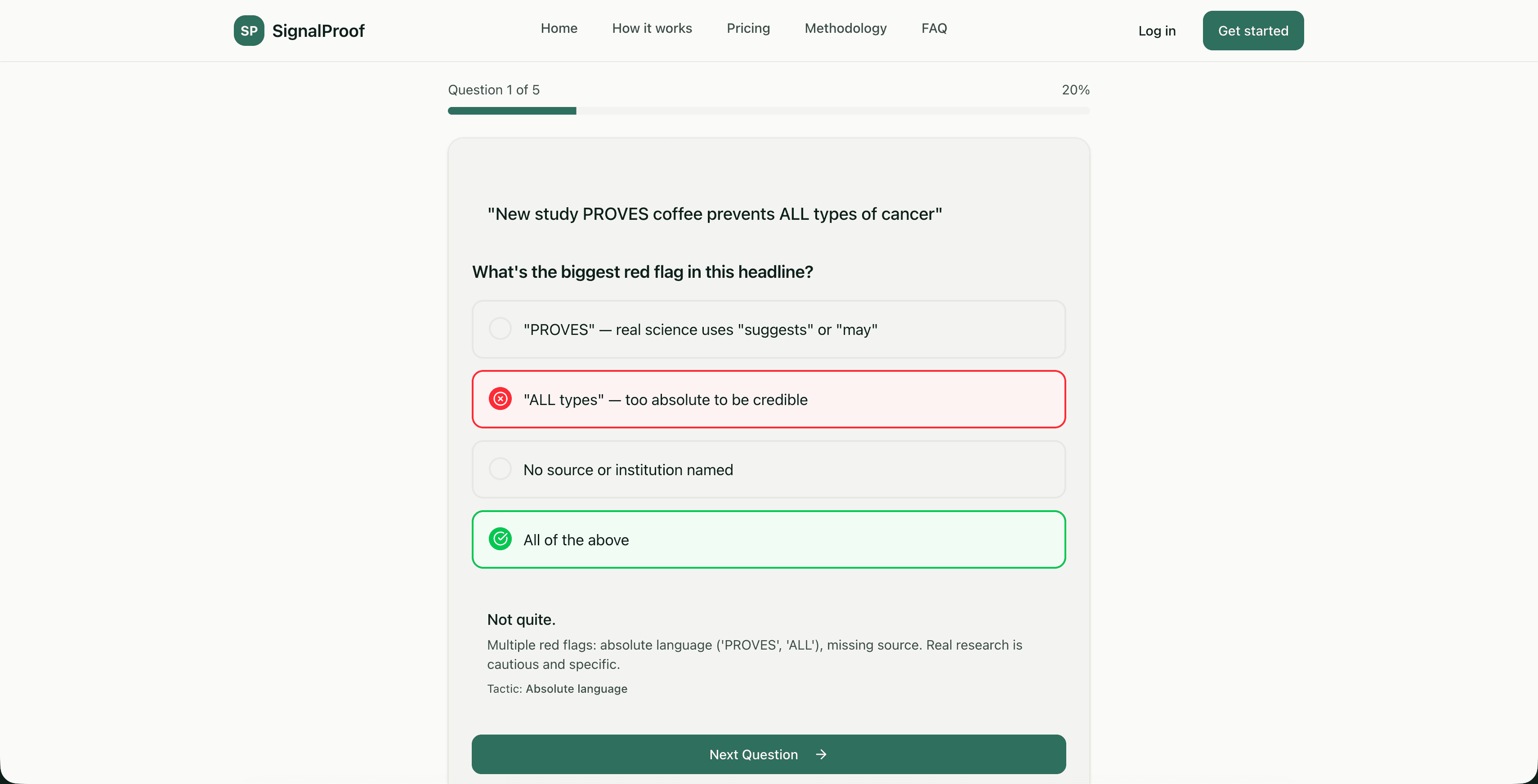 SignalProof — screenshot 4